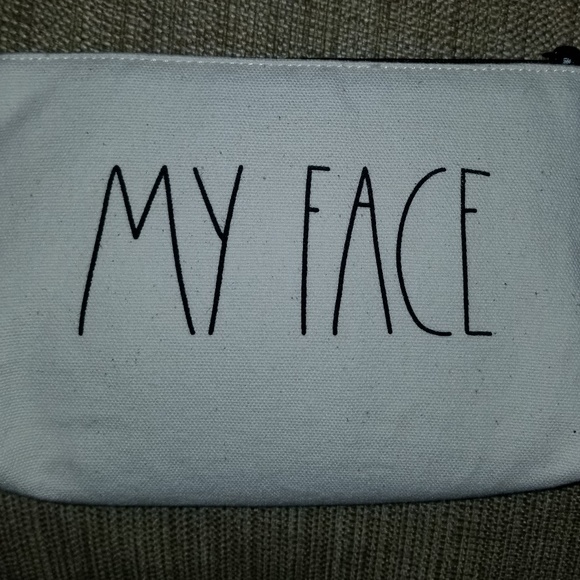 rae dunn Handbags - rae dunn MY FACE makeup bag